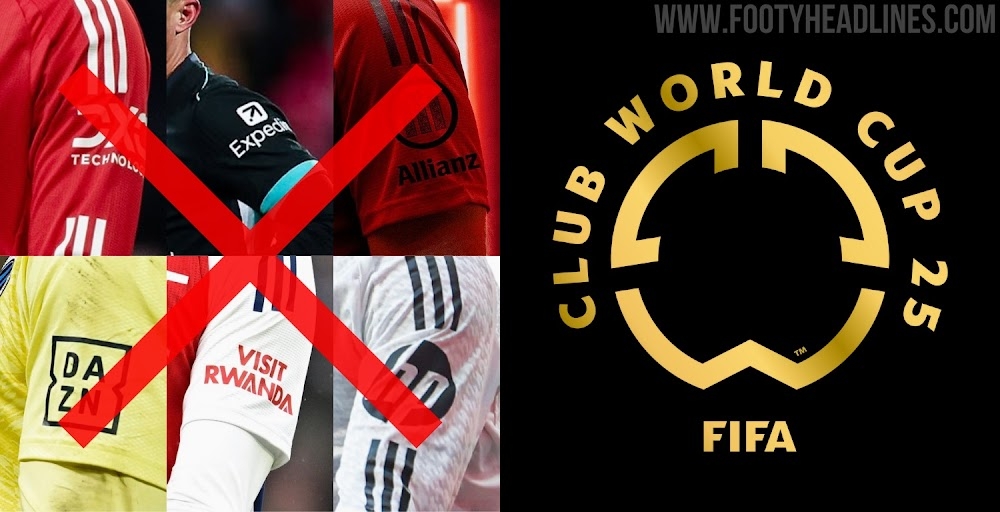FIFA不允許世俱杯球隊有袖標(biāo)贊助，需貼上世俱杯徽標(biāo)